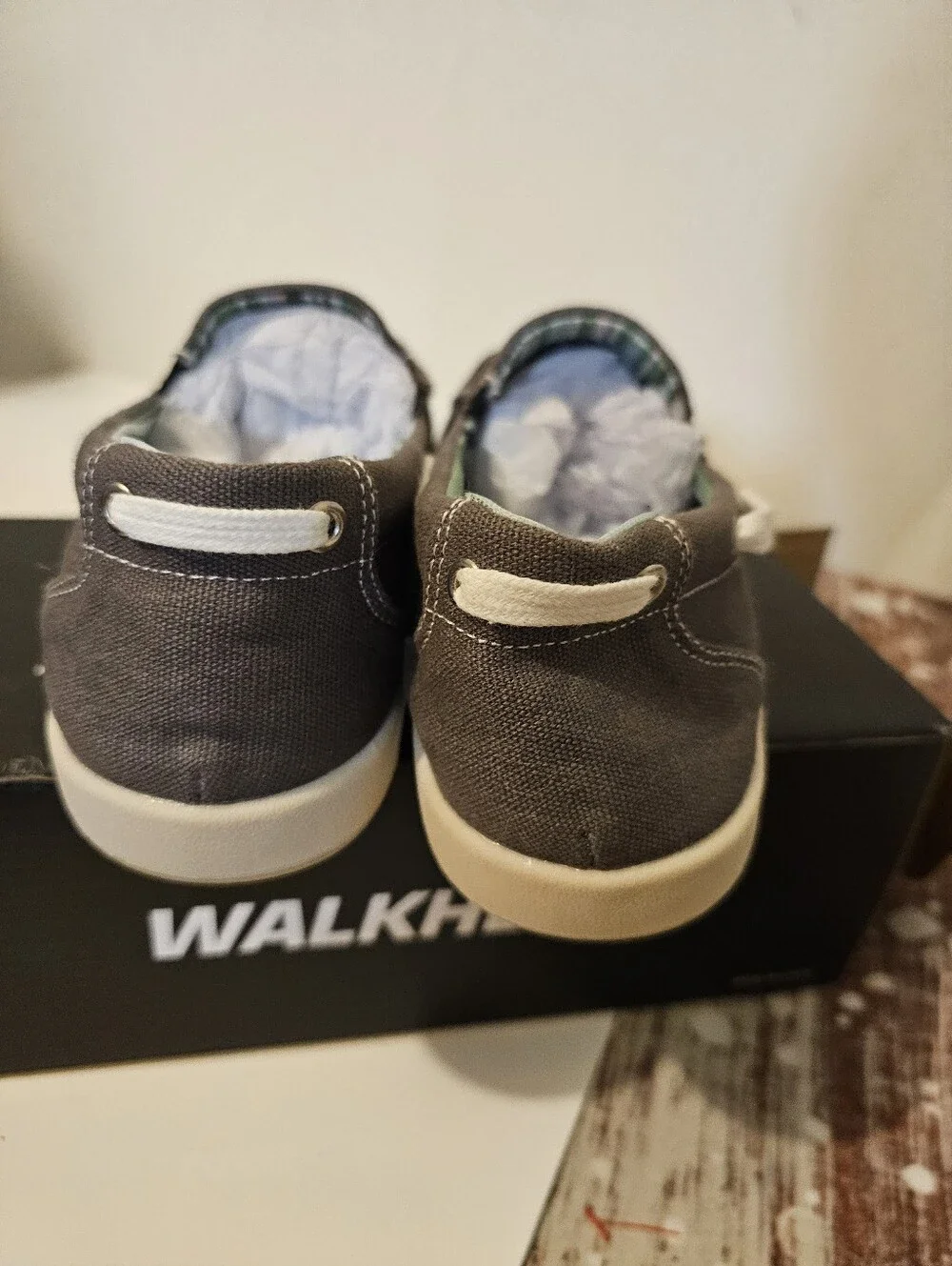 WALK HERO Woman's Casual Slip-On Loafers in Graysize 9.5 NEW